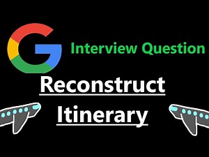 Reconstruct Itinerary - Leetcode 332 - Python