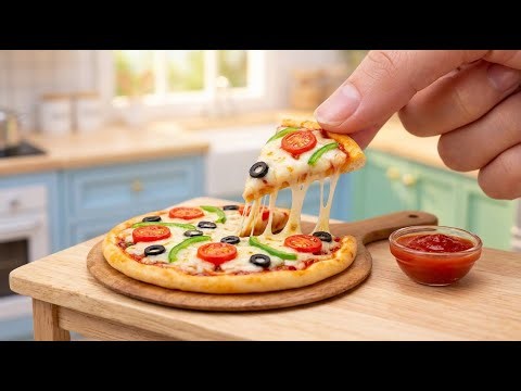World’s Smallest Pizza | Miniature Cooking