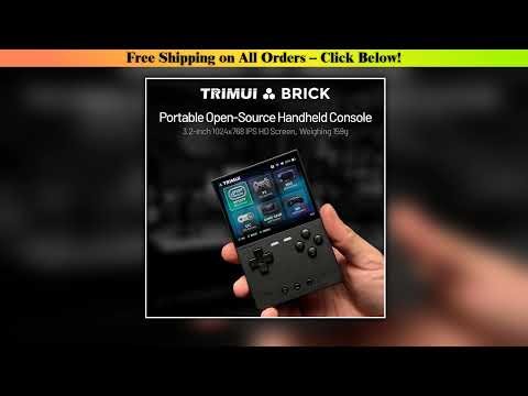 TRIMUI BRICK Portable Retro Game Console 400PPI IPS Screen Linux System 3000mAh Long-life Battery
