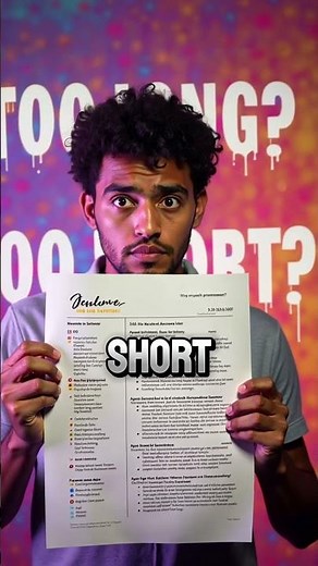 Resume Too Long or Too Short? Here’s What Actually Works