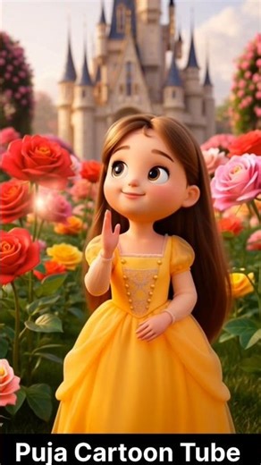 The Story of Beauty and the Beast🙎😱#shorts #youtubeshorts #cartoonshorts #pujacartoontube