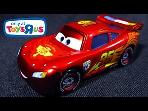 LIGHTNING MCQUEEN with Metallic Finish Ransburg Cars 2 Toys"R"US exclusive Die-Cast Disney Pixar