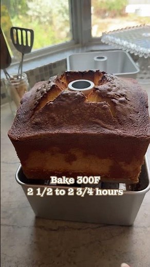 Mile High Old Fashioned Coconut Pound Cake Recipe