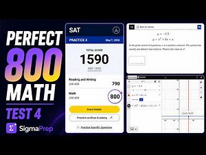 SAT Practice Test 4 — Full Math Walkthrough with Desmos (SPEEDRUN)