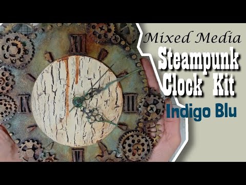Creating a steampunk style mixed media clock