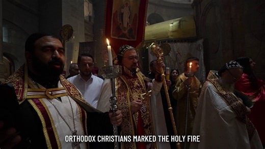Orthodox Christianity’s Holy Fire Ceremony is always a special experience. More so this year after holy sites were shut, under attack from Iran.Back to normal happens quickly in Israel. Inspirational. Spiritual.