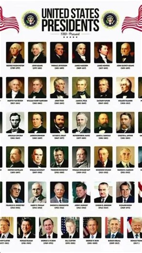 A full list of United States presidents, 🇺🇸