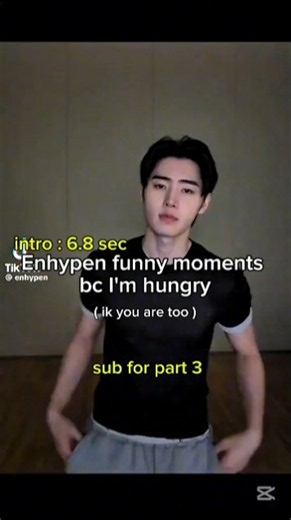 Enhypen funny moments bc I'm hungry😁 #enhypen #memes #sunghoon #kpop