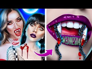 Wednesday Addams Menjadi Drakula Populer! Makeover Di Penjara!