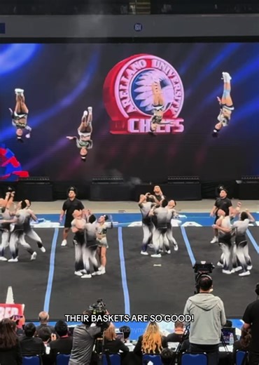 Obsessed with their baskets! AU Chiefsquad Basket Tosses are on top! NCAA CLC Season 101 Cheerleading Competition Philippines 2026 Champion 🤩 credits and rights to markito #fyp #cheer #cheerleading #cheertok #baskets