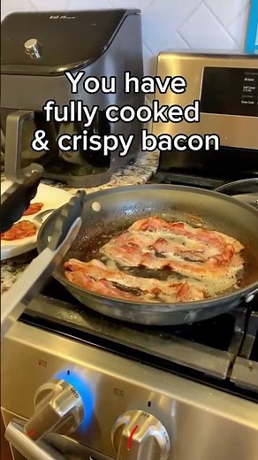 Why cook bacon in water?