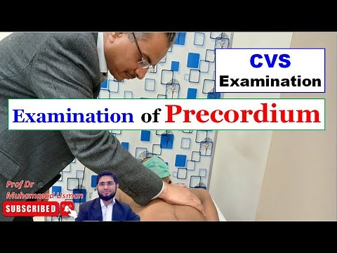 Examination of Precordium | CVS Examination | Clinical Methods | #physiology #practical