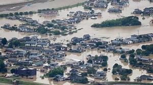 Record-breaking rainfall triggers deadly floods in Japan