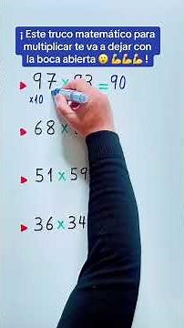 Multiplication math trick ✅