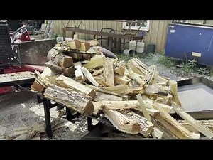 All Wood Log Splitters - Ultimate Firewood Combo - Redwood Series - 24' Conveyor - Disc Screener