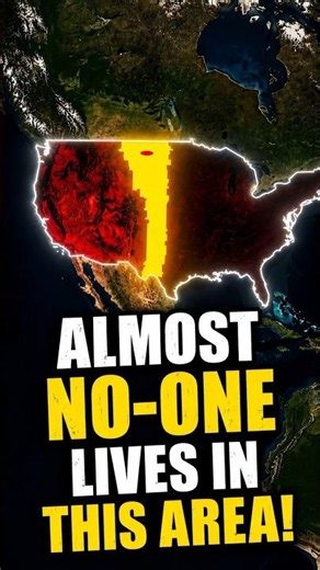 No-one lives in this America’s "Dead Zone" #usa #geography