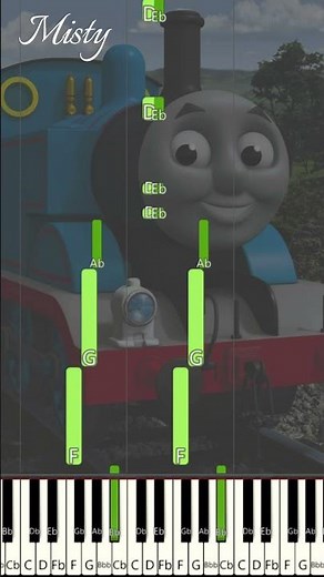 THOMAS THE TRAIN THEME - (PIANO TUTORIAL)