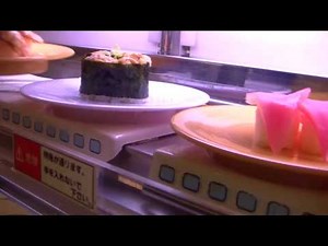 かっぱ寿司の新幹線！！オーダーした寿司が運ばれてくるだけの動画です！！