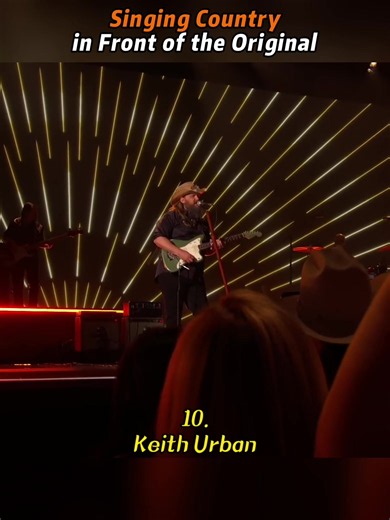 Keith Urban Performs Classic Country While Original Artist Watches