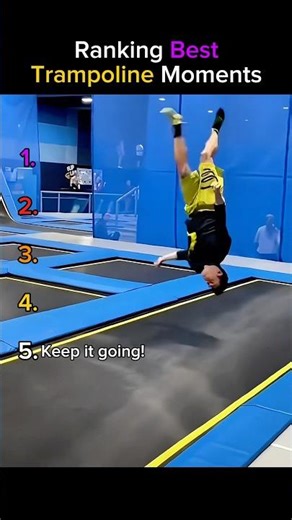 Ranking Best Trampoline Moments #best #stunt #clips