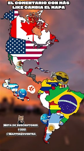 El comentario con más likes cambia el mapa #mapper #geografia #countryballs #humor #mapping