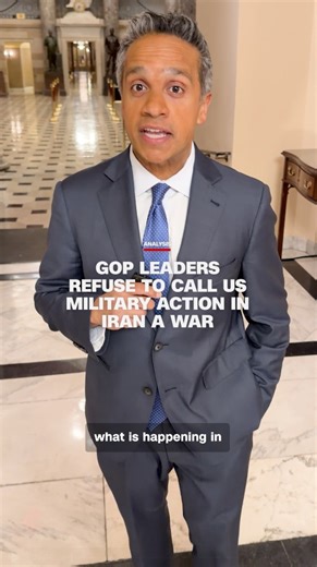 House Speaker Mike Johnson and other GOP lawmakers refused to call the US military action in Iran a war when pressed by CNN's Manu Raju. Follow live updates: https://cnn.it/4lh9tkL | CNN