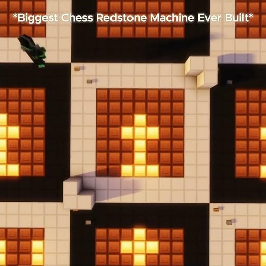 Biggest Chess Redstone Machine Ever Built😱🤯|#shorts #youtubeshorts #viral #viralvideo #minecraft #xd