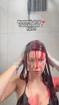 Manutenção da Cor ❤️ Cabelo Vermelho 🧜‍♀️ Máscara Colorante sem química ✨ Parte 2