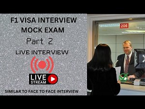 Ace Your F1 Visa Interview - Live Mock Exam with Expert Tips!