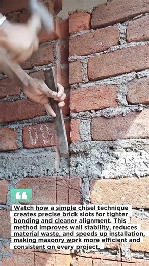 Brick Cutting Trick Will Change How You Build Walls!