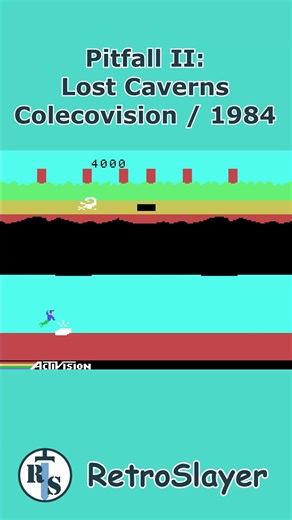 Pitfall II: Lost Caverns Gameplay Colecovision