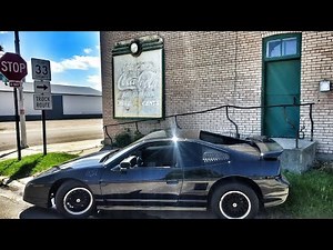 1986 Pontiac Fiero GT 2.8 V6 engine and Transmission removed #pontiacfiero #fiero #motor #midengine