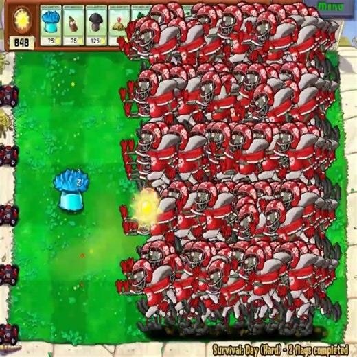 Ice Shroom vs Football Zombie Army 😱 Frozen in One Second #pvz #pvzshorts #plantsvszombies