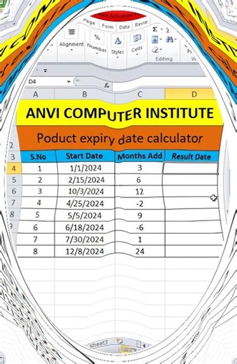 Excel me Months Add karna ab 1 second ka kaam 😎