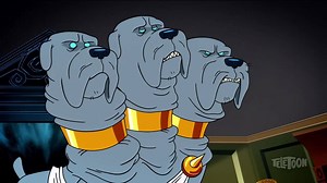 Even with 3 heads, Harold is probably not responsible enough to guard the underworld. | Teletoon