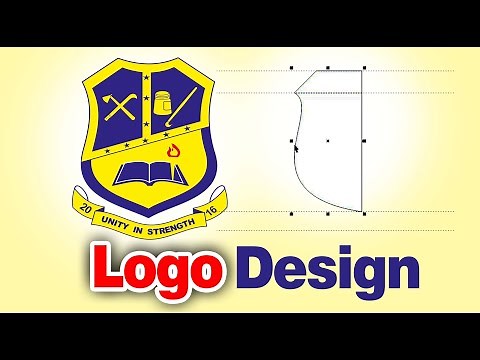 How to Design School Logo / Logo design with Corel Draw / Logo Design Ideas