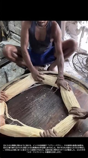 【巨大工場】1万本の糸が織りなす芸術：コルカタ名物「ソアン・パプリ」ができるまで