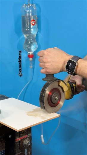 Система охлаждения для резки плитки сделанная своими руками🤯🤯🤟 #diy