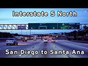San Diego to Orange County - Interstate 805 and Interstate 5
