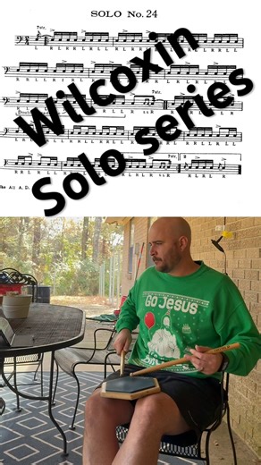 Solo 24. Merry Christmas #drumming #rudimentaldrumming #music #snaredrum #littledrummerboy