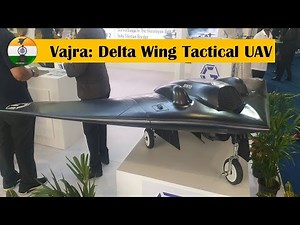 Vajra: Delta Wing Tactical UAV by Garuda Aerospace #defexpo2022 #drone