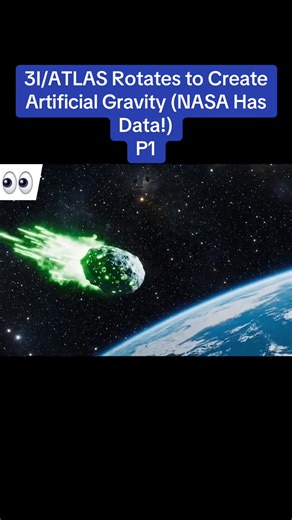 3I/ATLAS Rotates to Create Artificial Gravity (NASA Has Data!) P1 #news #footage #nasa #science #trending #ufo #alien #ufos #interstellarobjects #oumuamua #2IBorisov #interstellarvisitors #3IATLAS #asteroid #update #science #fyp #fypvideo | Haji Mangoen