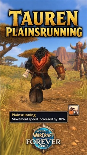Plainsrunning in WoW: Forever! #classicplus #warcraftforever #worldofwarcraft #wow #wowforever