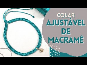 Adjustable Macrame Necklace