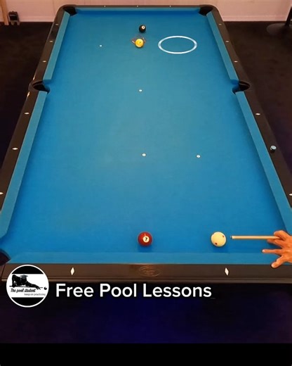 Ron, The Pool Student on Instagram: "How to aim with spin (Free Pool Lessons)"
