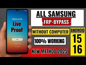 🔐 Samsung FRP Bypass 2025 — Latest Working Method | Android 15→16 | No PC | Step-by-Step 📘