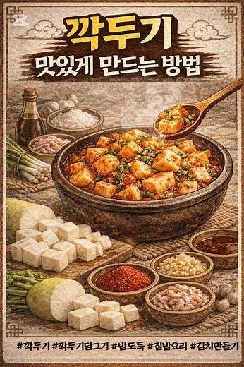 깍두기 맛있게 만드는 방법