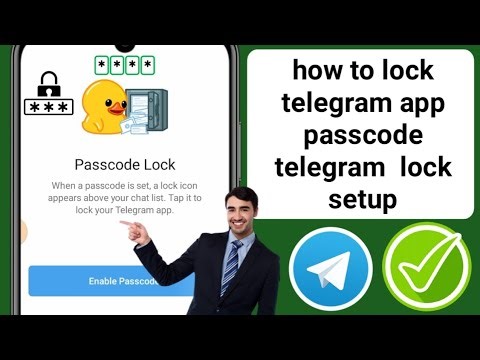 How to Lock Telegram App Passcode | Telegram Lock Setup