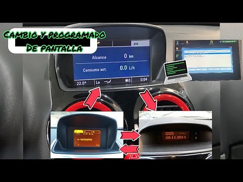 Como cambiar Display central Opel💻//Display Safe🔐//Adaptación pantalla CID//Opel Corsa D🏎️