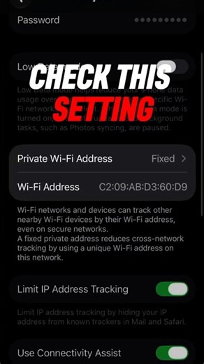 Why you need to turn on this privacy setting #iphone #security